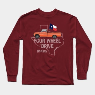 60s Chev Truck dark colors apparel Long Sleeve T-Shirt